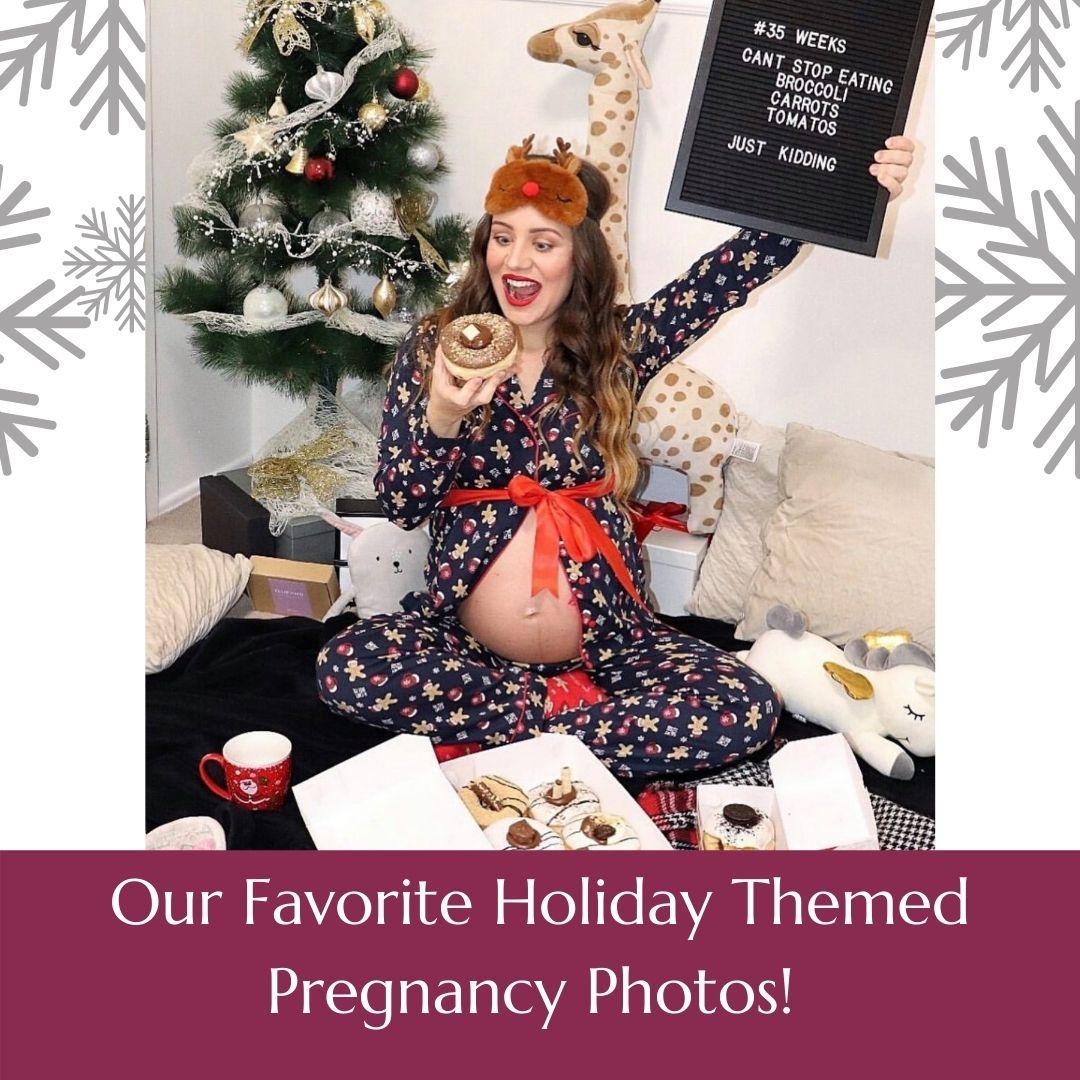 Our Favorite Holiday Themed Pregnancy Photos!