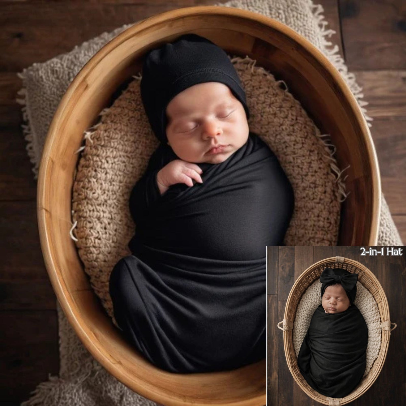 Dressed to Deliver Swadde + 2-in-1 Hat Set