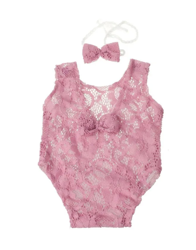 NEWBORN BUNDLE  -Waffle Knit Jumpsuit & Hat, Onesie or Lace set