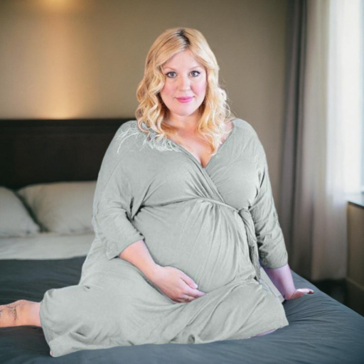 Dressed to Deliver Maternity Robe + Nursing