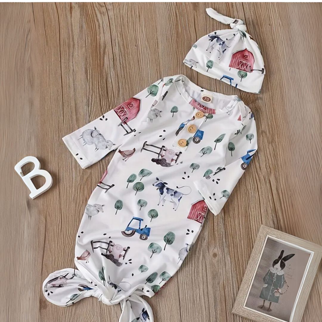 Romper Set or Soothe Baby Swaddle Wrap