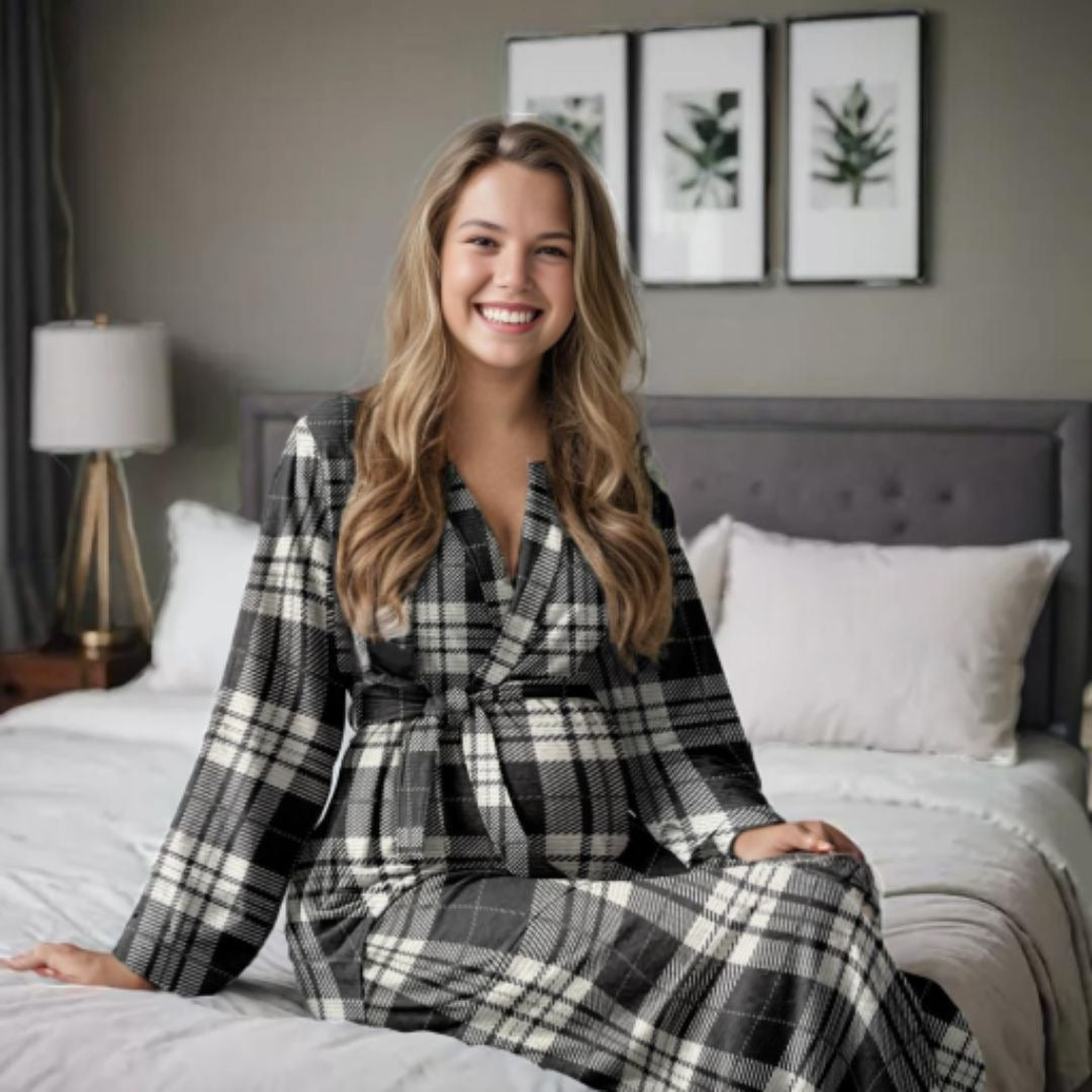 Dressed to Deliver Maternity Robe + Nursing