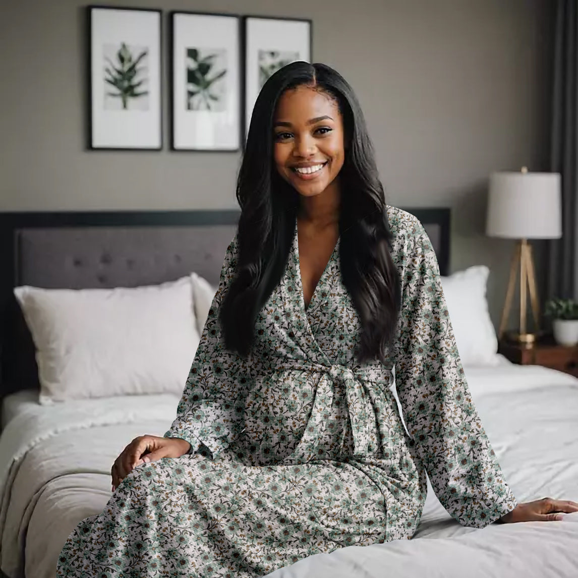 Delivery Robe Dressed to Deliver Maternity Robe + Nursing - Dressed To Deliver
