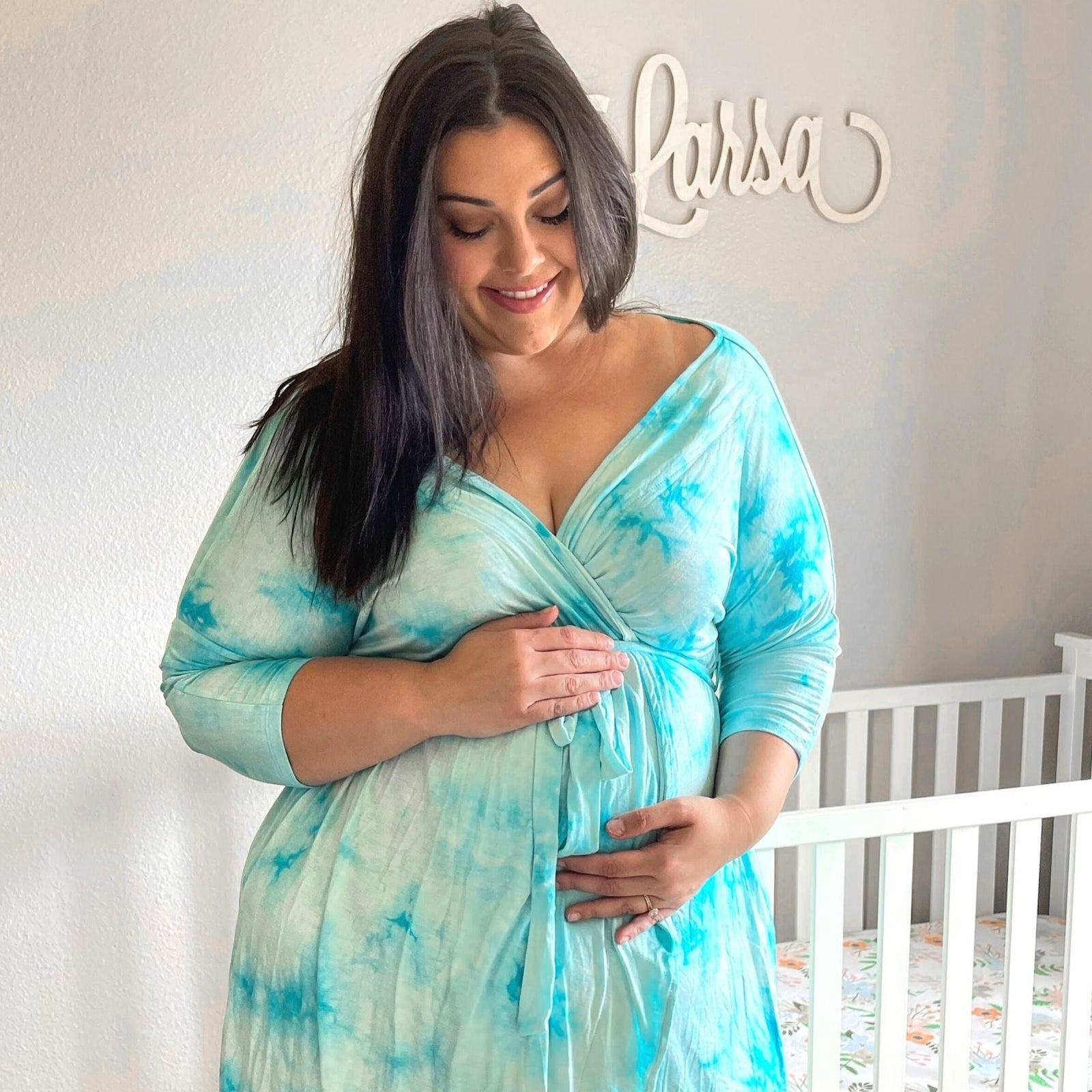 Dressed to Deliver Maternity Robe + Nursing