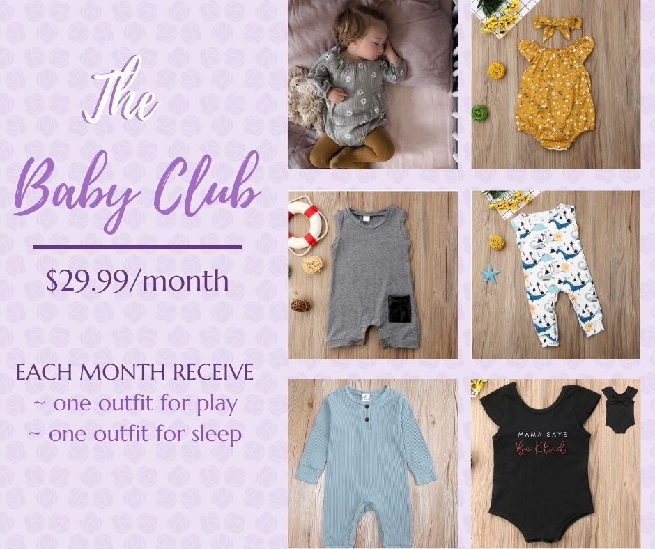 DTD BABY CLUB- MONTH TO MONTH SUBSCRIPTION