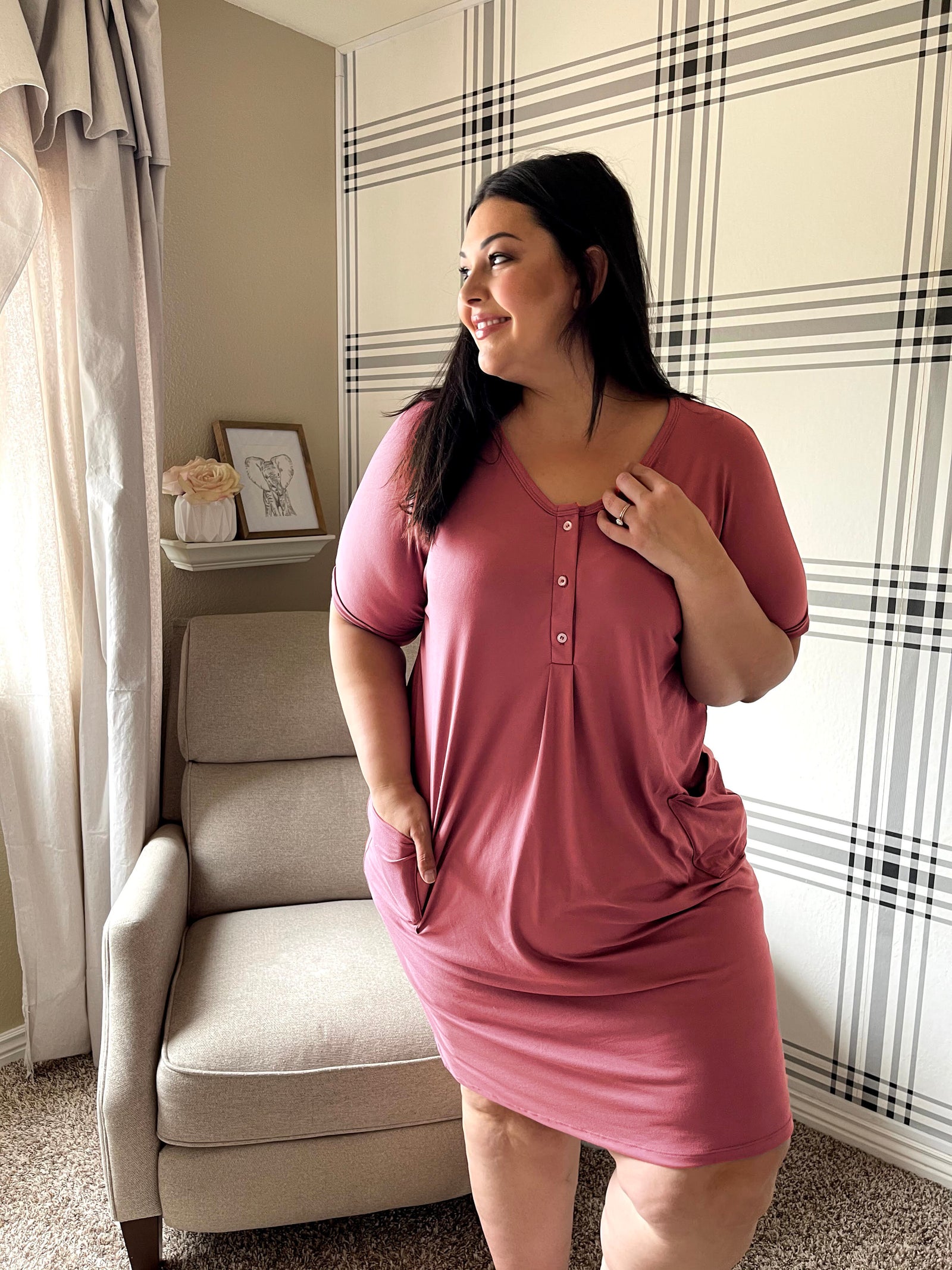 Henley Nursing Pajamas