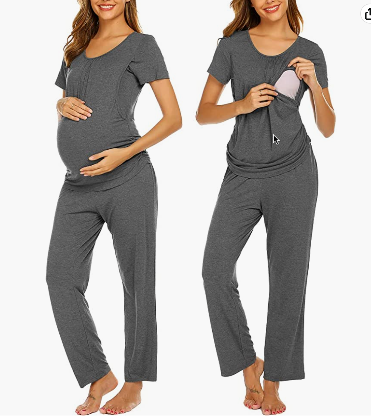 Breastfeeding Pajama Set - Dressed To Deliver