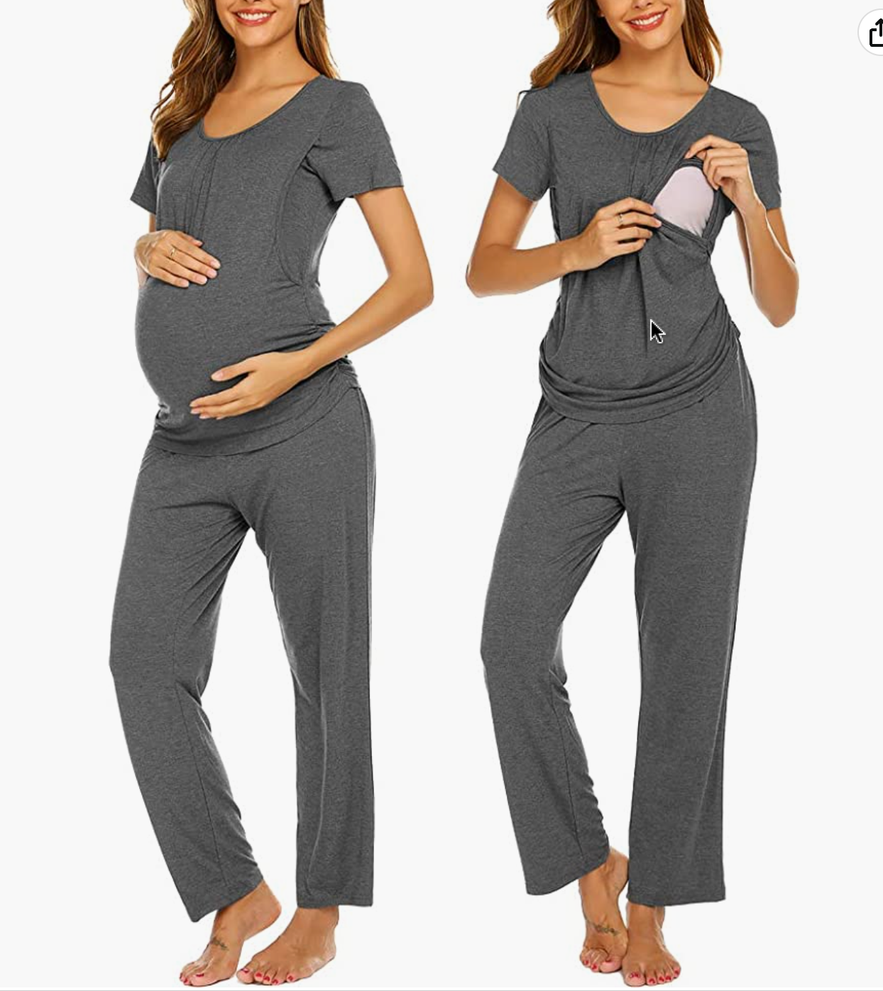 Breastfeeding Pajama Set Dressed To Deliver