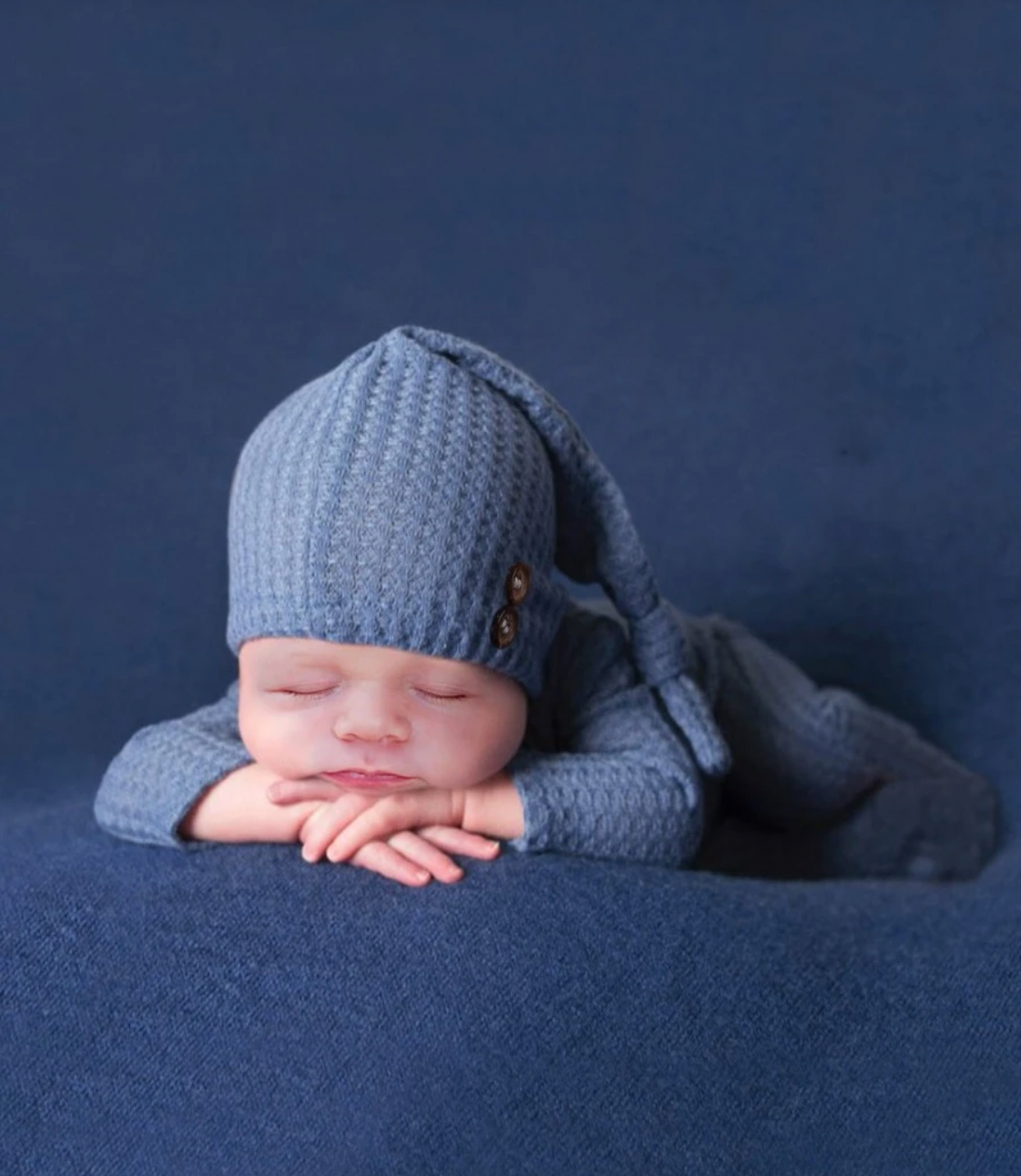 NEWBORN BUNDLE  -Waffle Knit Jumpsuit & Hat, Onesie or Lace set