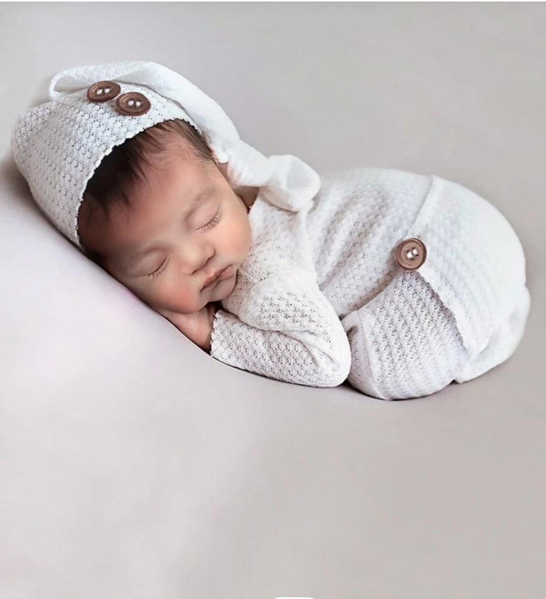 NEWBORN BUNDLE  -Waffle Knit Jumpsuit & Hat, Onesie or Lace set