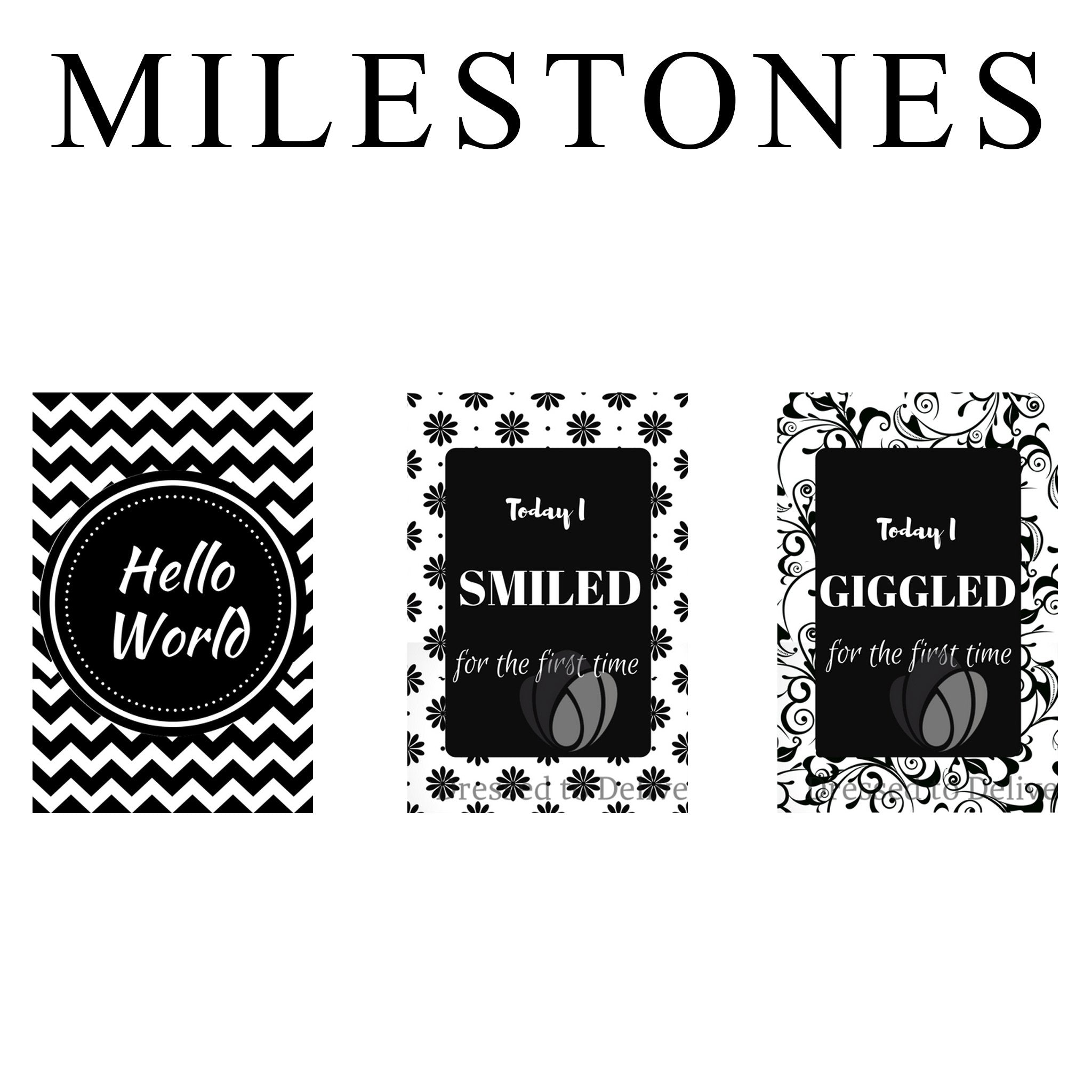 Copy of Our Baby Milestone Card Set